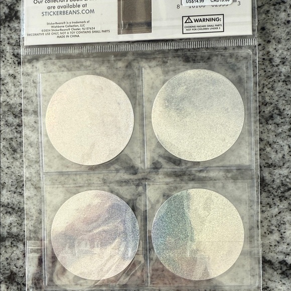 Claire's Multicolor Sticker Beans Set - Picture 5 of 5